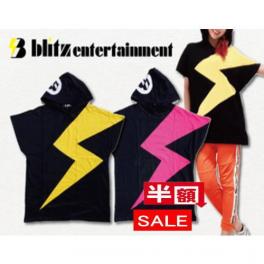 ドロップショルダー フードＴシャツ【BLiTZ】ブリッツ